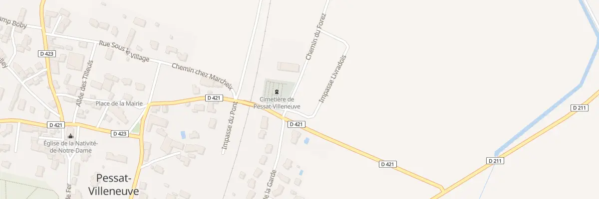 Plan du 1 Imp du Livradois à Pessat-Villeneuve