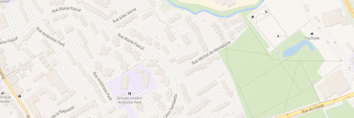 Plan du 5 Rue Michel De Montaigne à Neuville-en-Ferrain