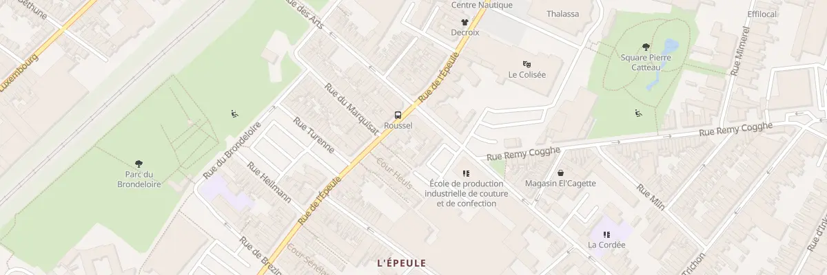 Plan du 71 Rue de l’Épeule à Roubaix
