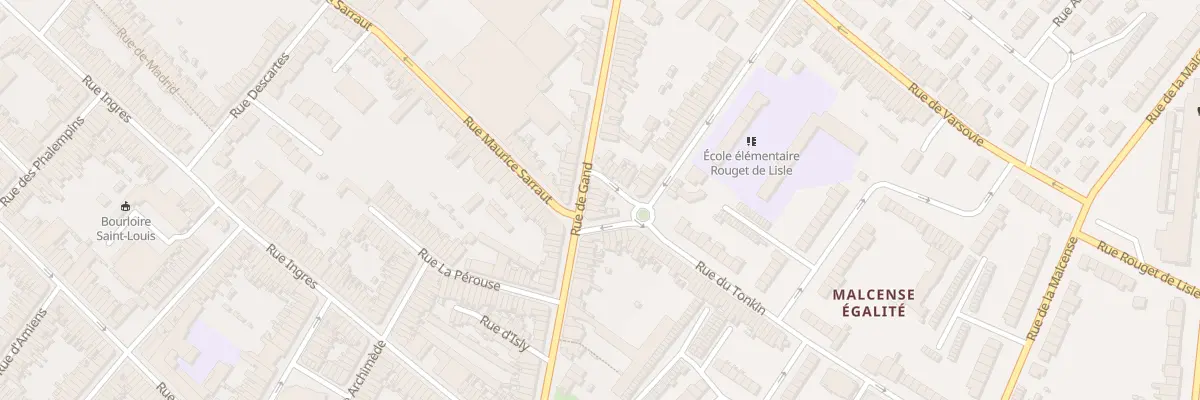 Plan du 300 Rue de Gand à Tourcoing