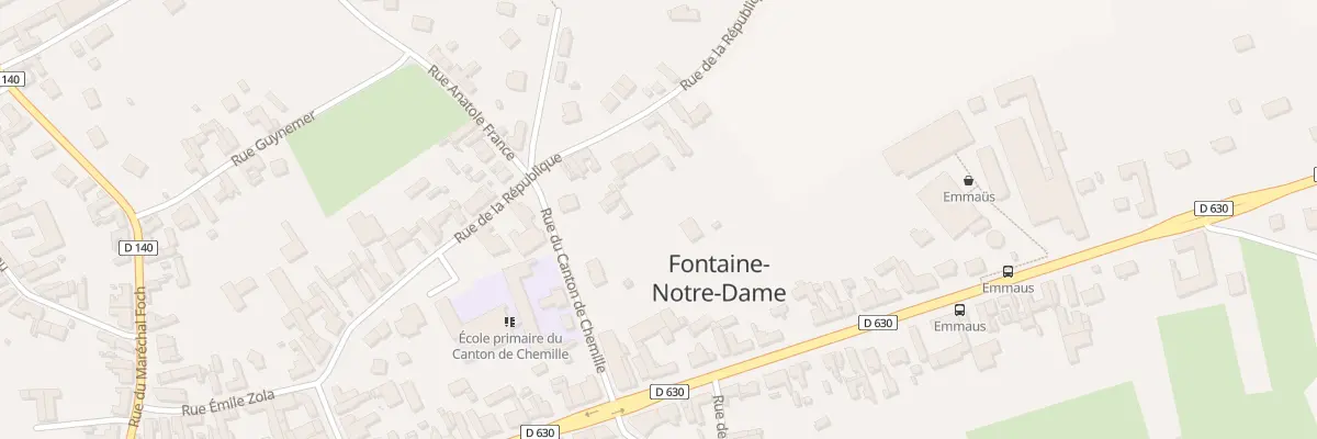 Plan du 270 Rue de la Republique à Fontaine-Notre-Dame