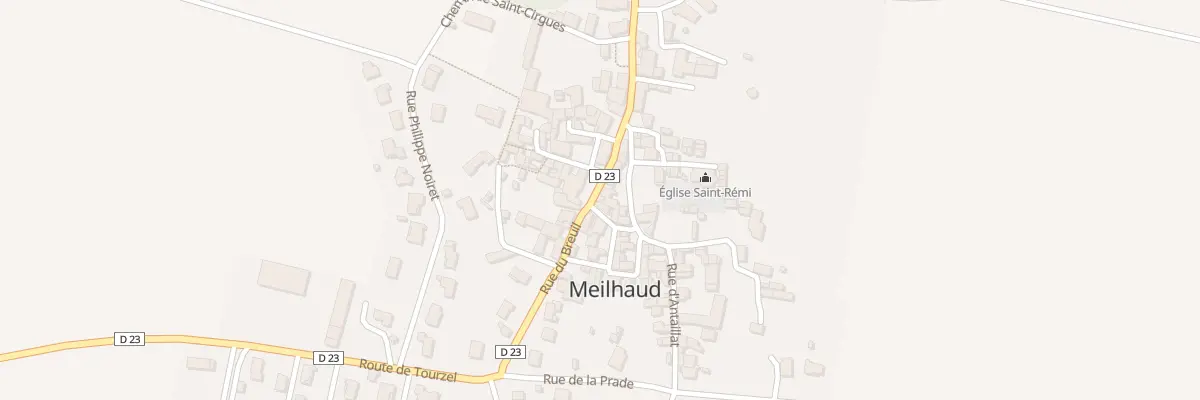 Plan du 5001 Rue du Breuil à Meilhaud