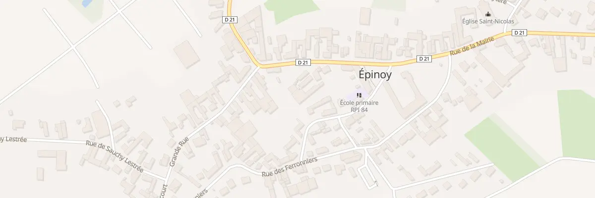 Plan du 4 Rue de la Mairie à Épinoy