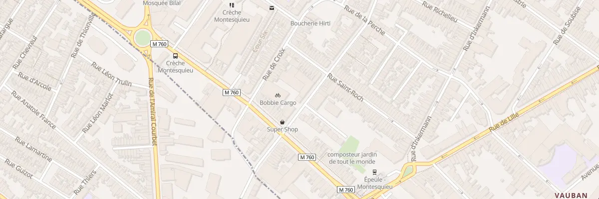 Plan du 118 Rue d’Isly à Roubaix