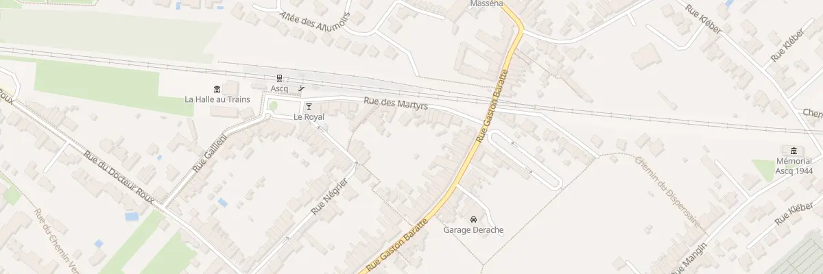 Plan du 9 Rue des Martyrs à Villeneuve-d’Ascq