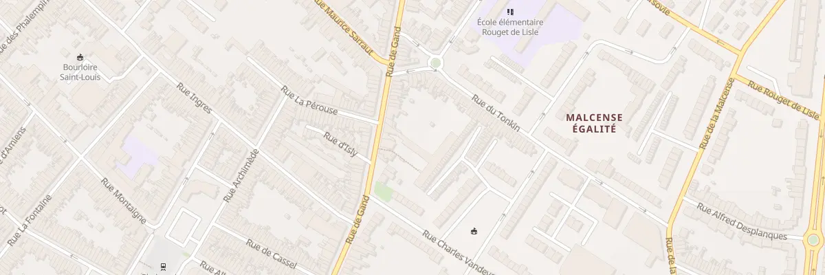 Plan du 272 Rue de Gand à Tourcoing