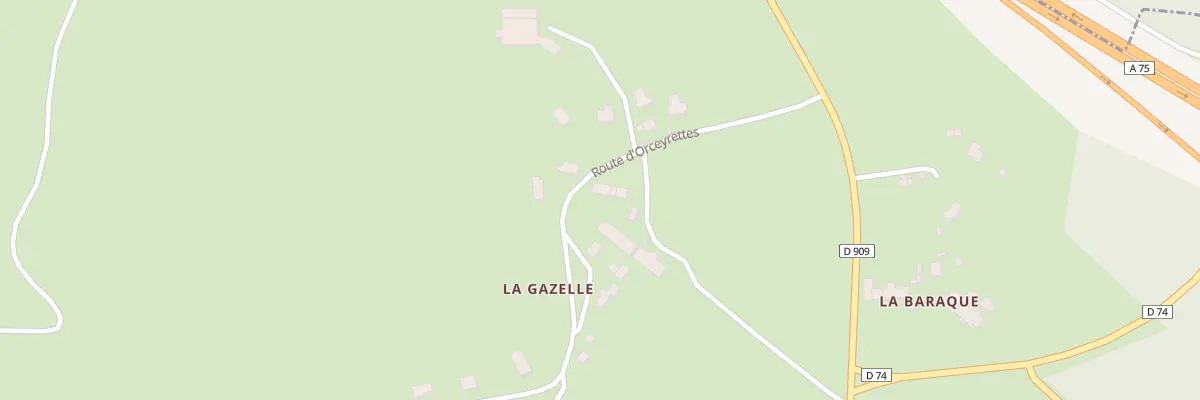 Plan du 3 Rte d’Orceyrettes à Anglards-de-Saint-Flour