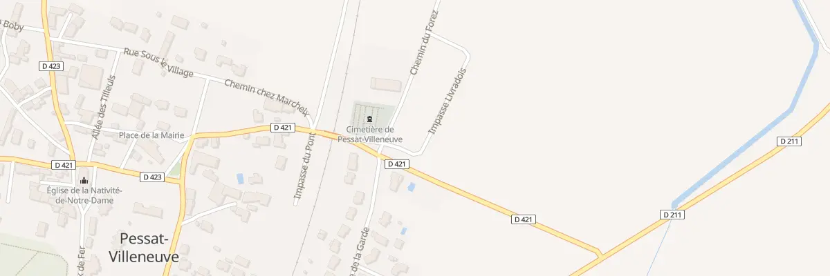 Plan du 3 Imp du Livradois à Pessat-Villeneuve