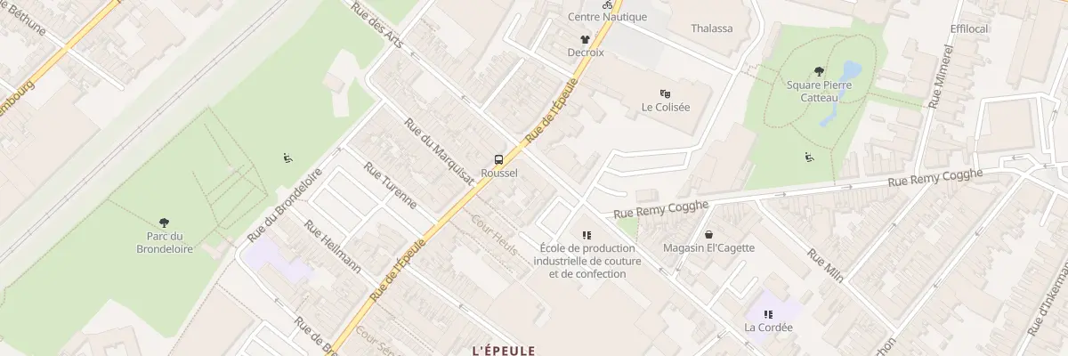 Plan du 161 Rue des Arts à Roubaix
