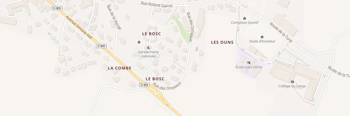 Plan du 43 Rue de Verdun à La Cavalerie