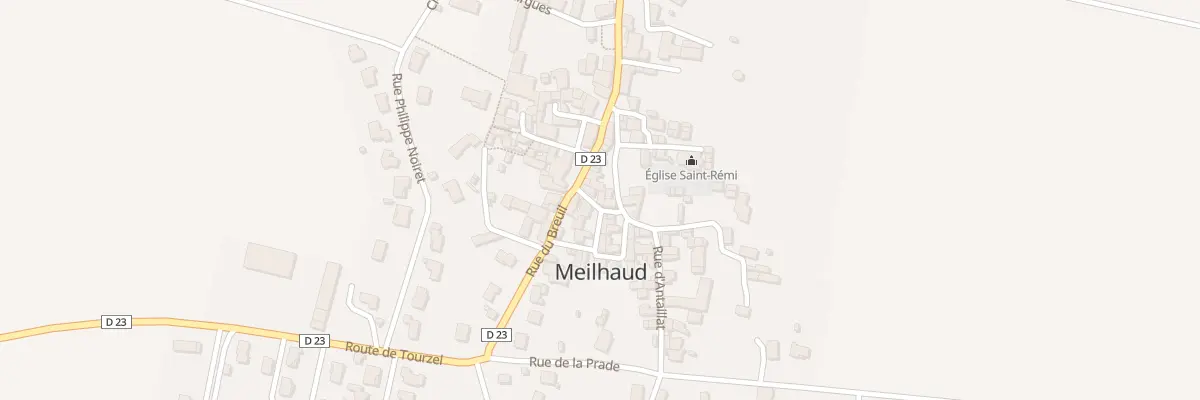 Plan du 3 Rue d’Antaillat à Meilhaud