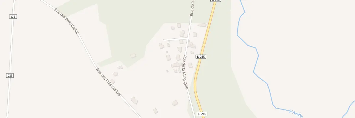 Plan du 20B Rue de la Malgagne à Dagny
