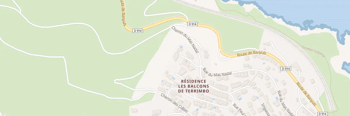 Plan du 7 Imp Henri Matisse à Cerbère