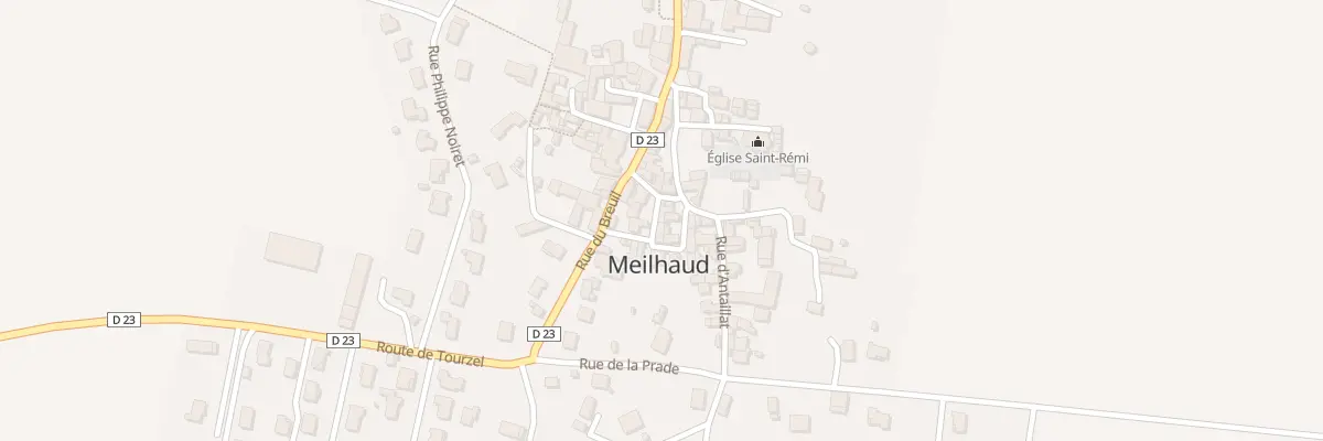 Plan du 2 Rue des Entraves à Meilhaud