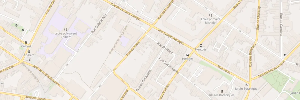 Plan du 25 Rue de l’ Industrie à Tourcoing
