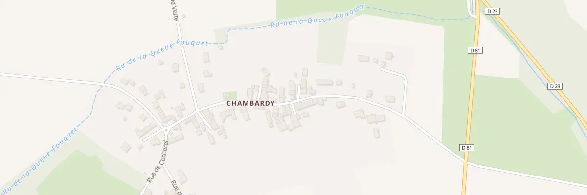 Plan du 1 Cour du Bas à Dhuisy