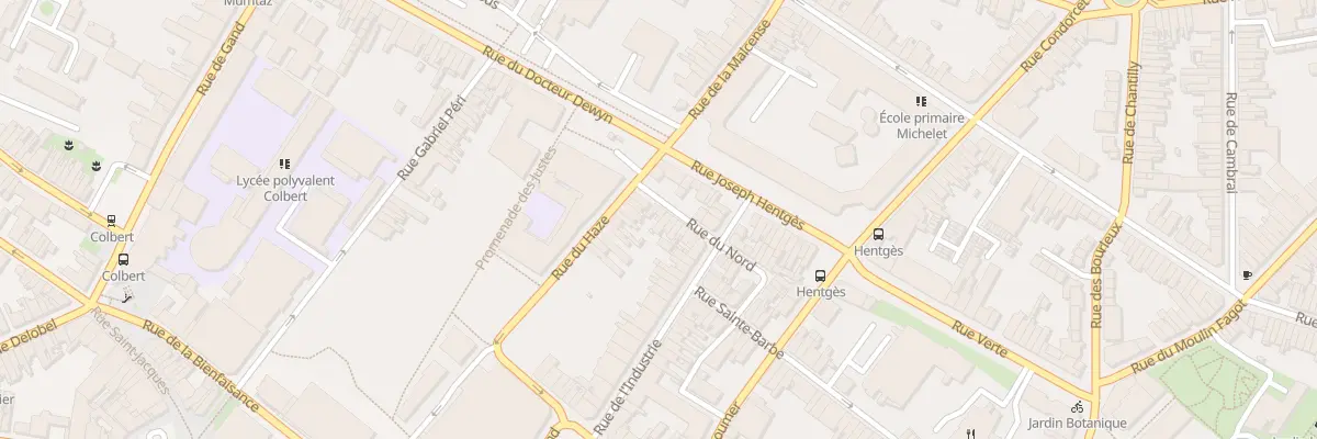 Plan du 6 Rue du Nord à Tourcoing