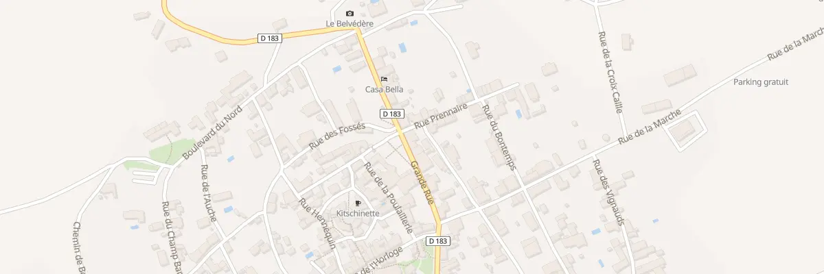 Plan du 17 Grande Rue à Charroux