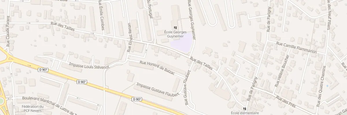 Plan du 17 Rue des Tailles à Nevers