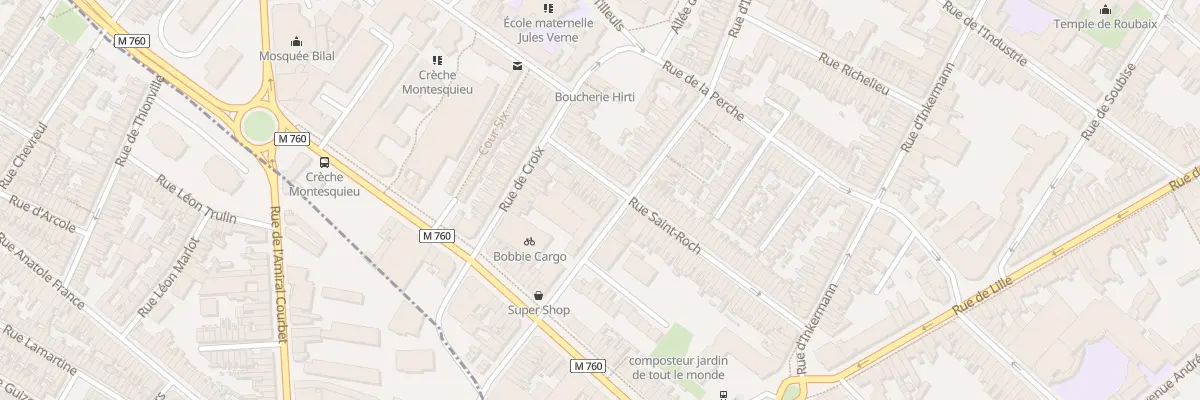 Plan du 67 Rue Saint-Roch à Roubaix