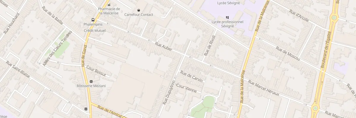 Plan du 81 Rue Dupuytren à Tourcoing