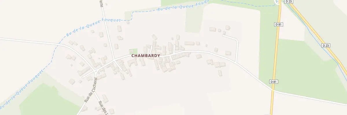 Plan du 1 Cour du Sentier à Dhuisy