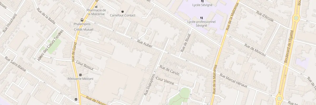 Plan du 83 Rue Dupuytren à Tourcoing
