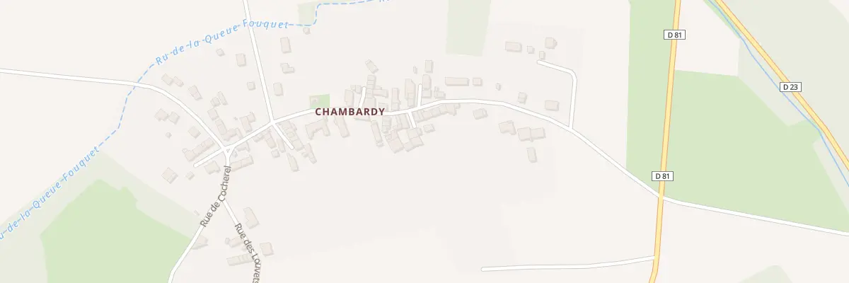 Plan du 2 Cour du Sentier à Dhuisy