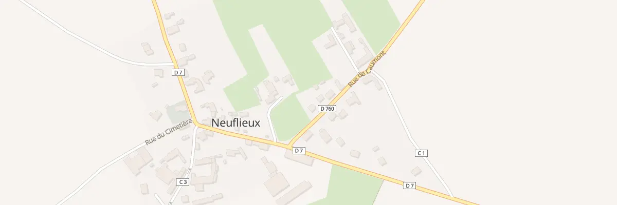 Plan du 1 Rue de Caumont à Neuflieux