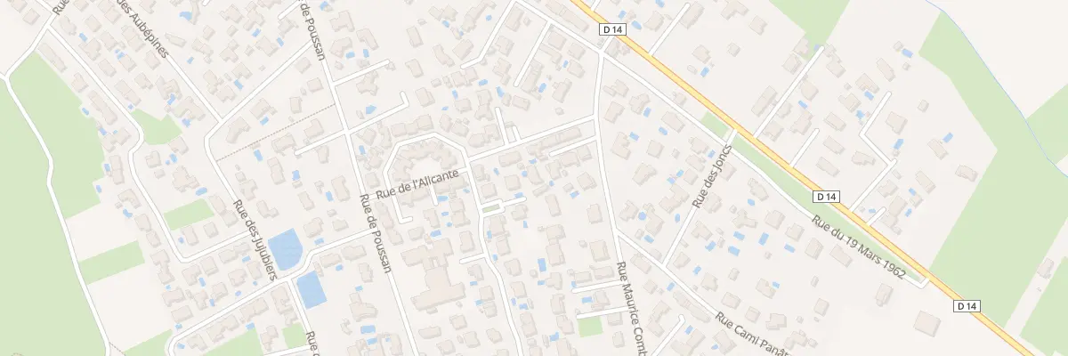 Plan du 6218F Rue du Carignan à Maraussan