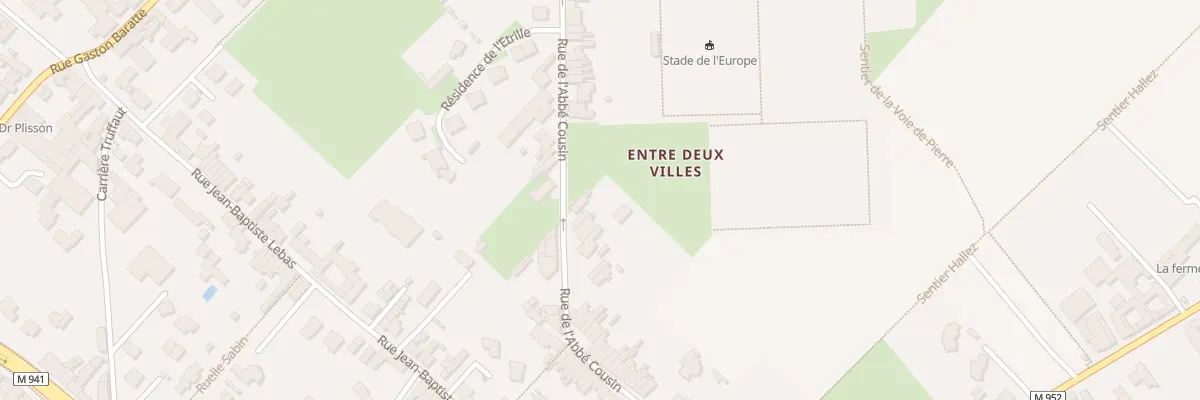 Plan du 55 Rue de l’Abbe Cousin à Villeneuve-d’Ascq