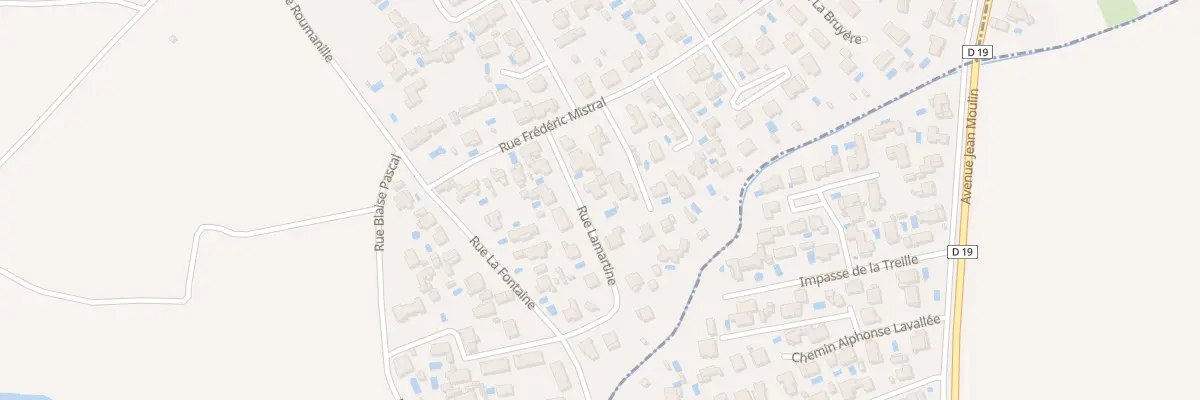 Plan du 1 Rue Lamartine à Thézan-lès-Béziers