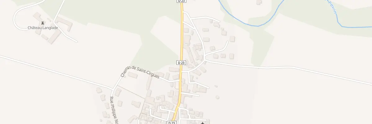 Plan du 7 Rue du General de Langlade à Meilhaud