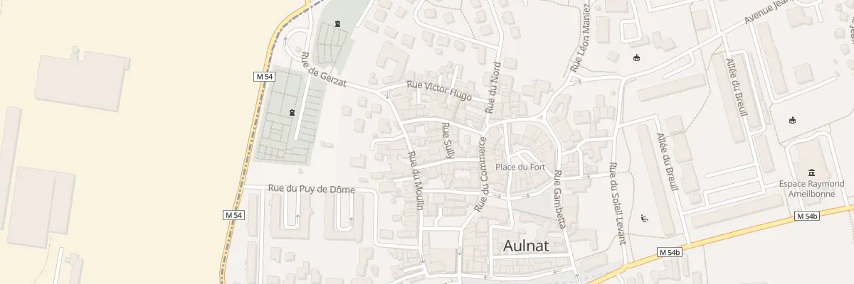 Plan du 6 Rue Sully à Aulnat