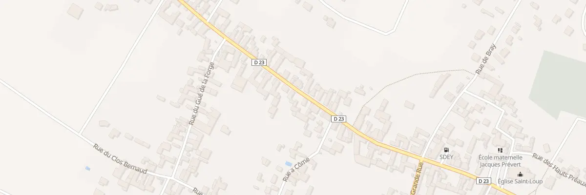 Plan du 25 Rue Maria Lamy à Courlon-sur-Yonne