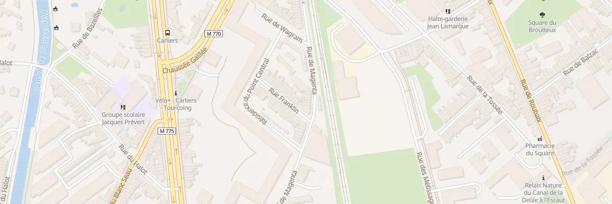 Plan du 94 Rue Magenta à Tourcoing