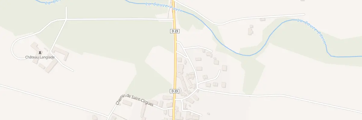 Plan du 1 Rue du General de Langlade à Meilhaud