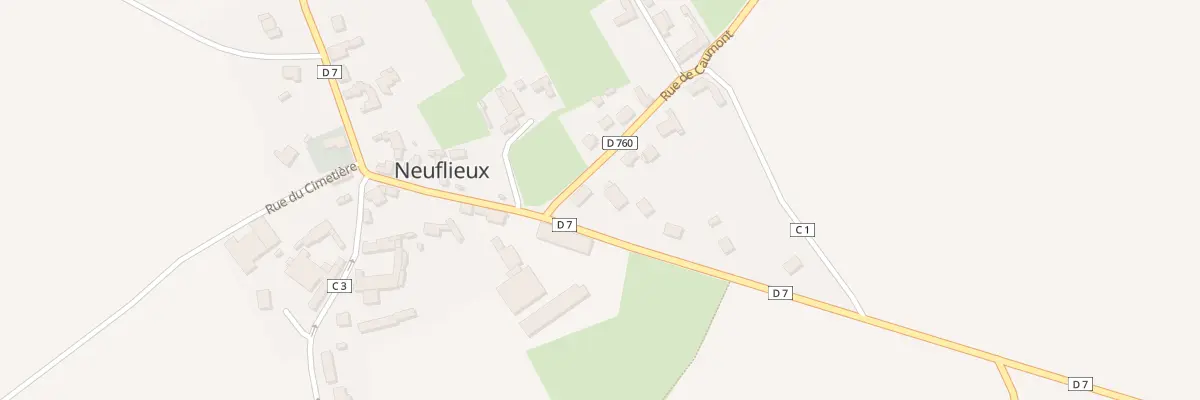 Plan du 2 Rue de Caumont à Neuflieux