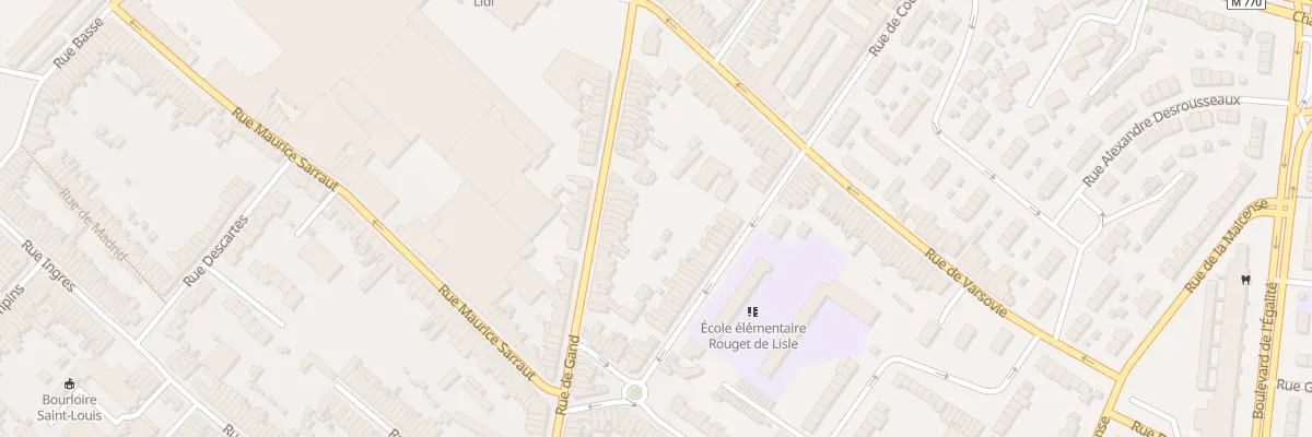 Plan du 342 Rue de Gand à Tourcoing