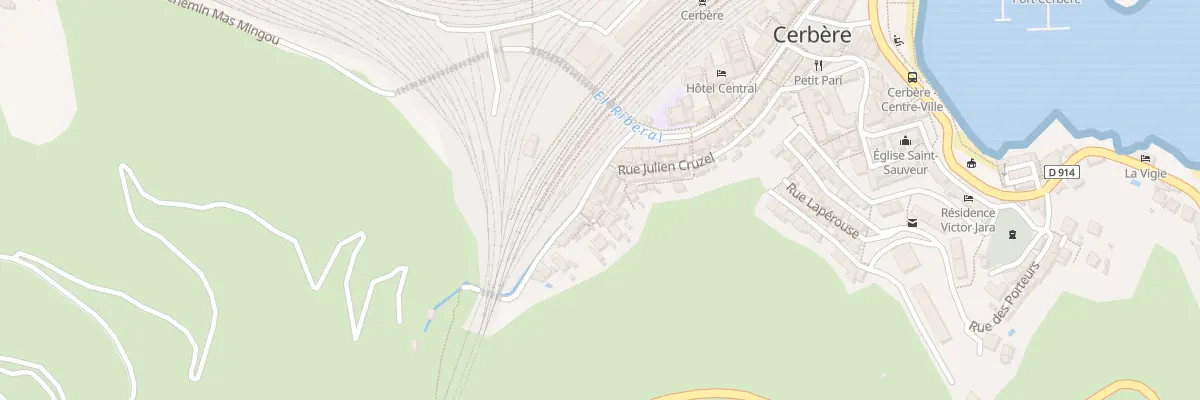 Plan du 1 Rue Jean Barrat à Cerbère