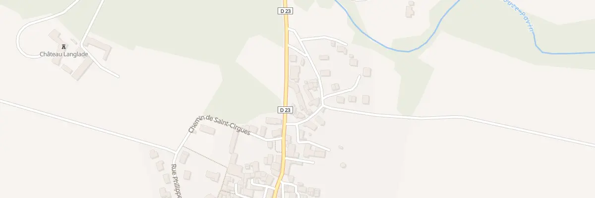 Plan du 9003 Rue de la Couze à Meilhaud