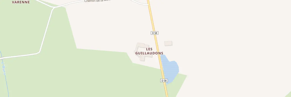 Plan du 5095 Les Guillaudons à Agonges