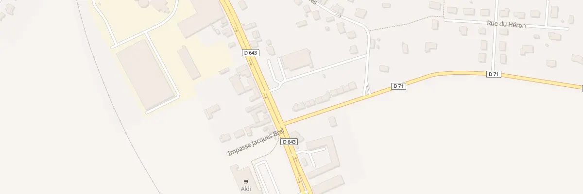 Plan du 1 Rue Neuve à Aubencheul-au-Bac