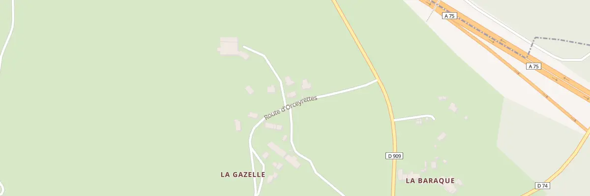 Plan du 5011 La Gazelle à Anglards-de-Saint-Flour