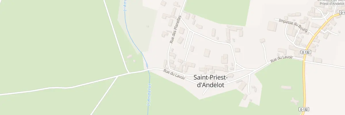 Plan du 6 Rue des Planelles à Saint-Priest-d’Andelot