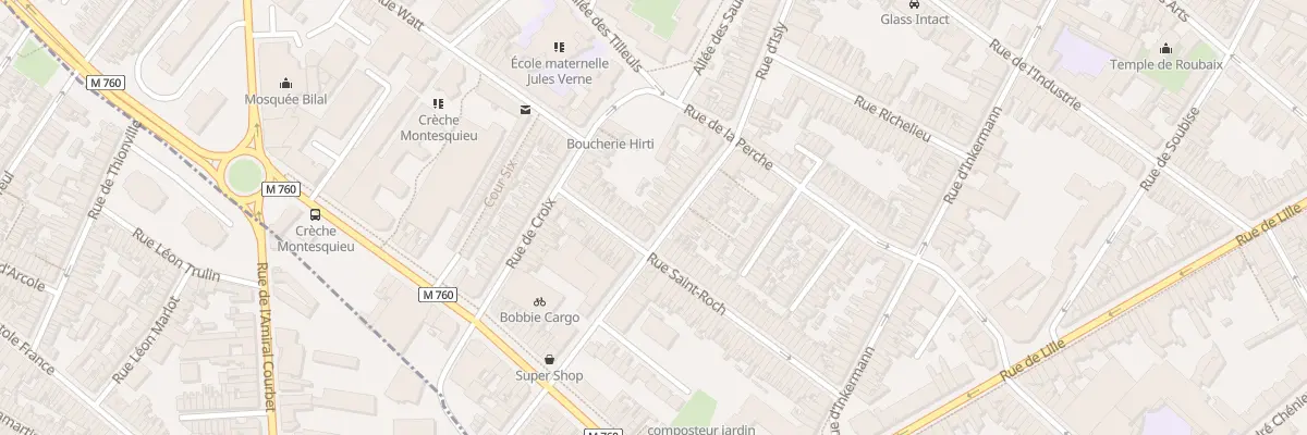 Plan du 106 Rue d’Isly à Roubaix