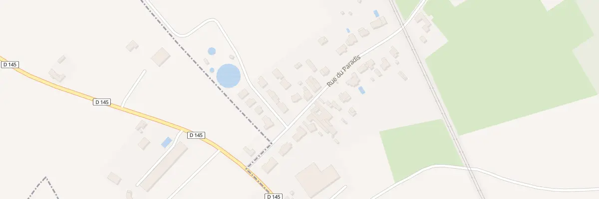 Plan du 50 Rue du Paradis à Templeuve-en-Pévèle