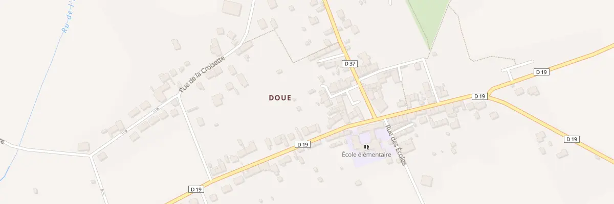 Plan du 8 Pl de Verdun à Doue