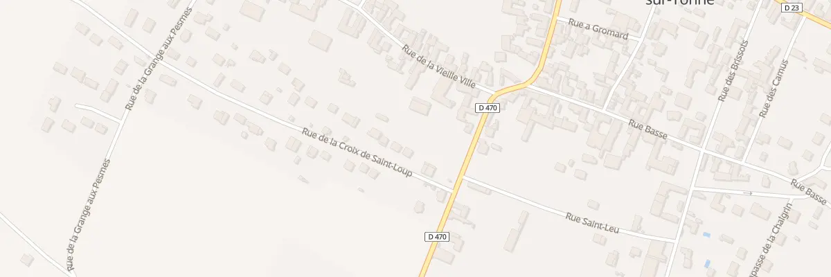 Plan du 2B Rue de la Croix St Loup à Courlon-sur-Yonne