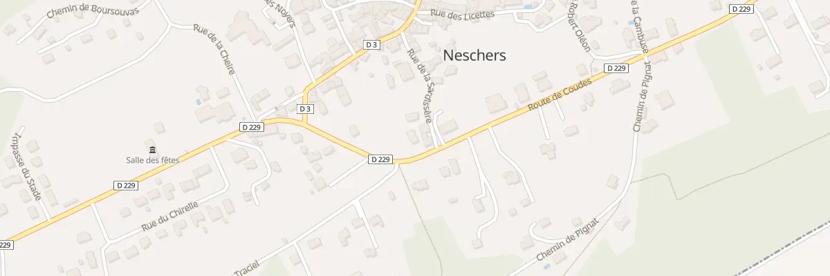 Plan du 10 Rue de la Sardissere à Neschers